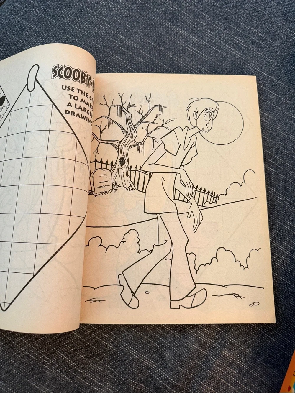 Vintage 1994 Scooby Doo Jumbo Coloring Activity Book Hanna Barbera